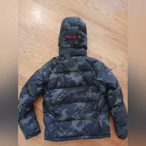 RLX Ralph Lauren 2008 Men's Medium Puffer Ski Snowboard Coat $595 Urban Camo - Picture 2 of 10